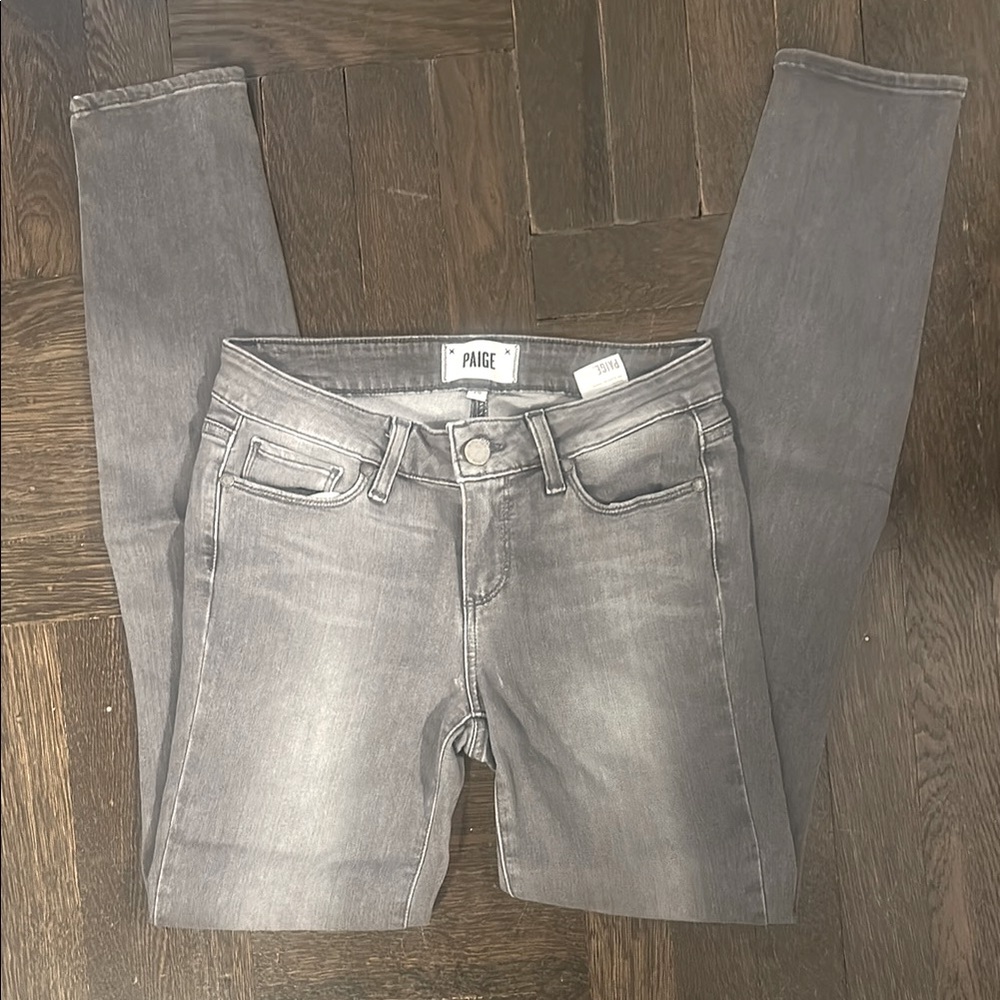 Paige Verdugo Ultra Skinny Women's Gray Jeans - size 26